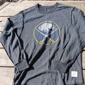 Buffalo Sabres Long Sleeve Gray Sweater